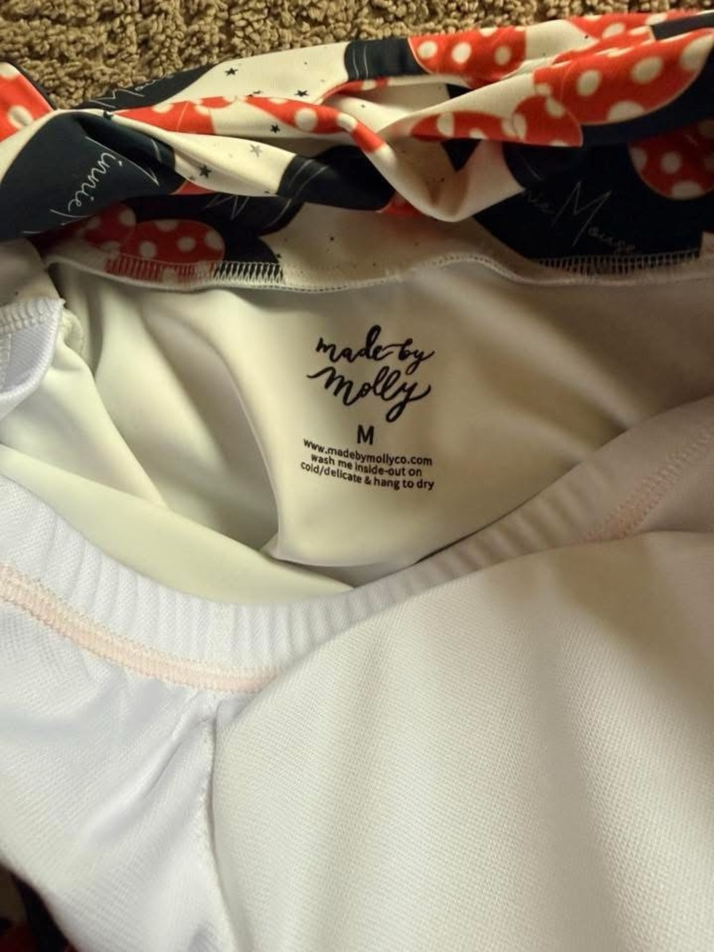 Women’s Made By Molly Minnie Ears Disney Dress with Biker Shorts - Picture 2 of 2